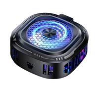 Ventola di Raffreddamento per Telefono - Dissipatore magnetico da 10W silenzios | Ventola di raffreddamento per a 3 velocità Con Luce RGB - per il Controllo Della Temperatura Durante Live Stre