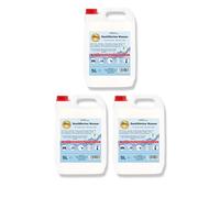 VENTON Distilled Water 15 L (3 x 5 L) I Desalinated - Demineralised Water According to VDE 0510 I Dest Water for Household, Leisure, Car & Laboratory I Pure Water I Laboratory Water