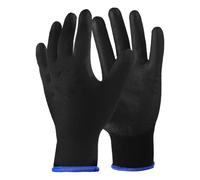 Ventox 12 Pair Safety Gloves XL - Breathable Nylon PU-Coated with Non-Slip Grip Safety Work Gloves, Flexible Lightweight Design for Men & Women, Ideal for General Purpose Tasks