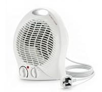 Ventox Fan Electric Heater 2000W with 2 Heat Settings & Fan Mode, Adjustable Thermostat, Energy Efficient, Overheat Protection, Portable Heater for Home & Office (Round)