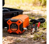 Ventryn 12V Portable Fuel Transfer Pump Orange Oil Pump for Car Ship Ventryn Orange