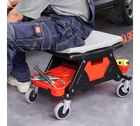 Ventryn 135kg Capacity Rolling Stool for Mechanics & Garage Work Ventryn Multicolor