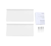 Ventryn 2x White Metal Floating Shelves Decorative Wall Shelf Ventryn White