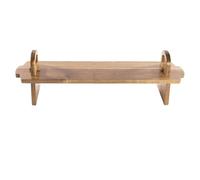 Ventryn Acacia Wood Raised Serving Platter for Cupcakes & Cheese in Brown Ventryn Brown