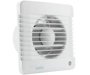 VENTS 100 Silenta MVK 100 mm Silent A Bathroom Extractor Fan Energy Saving and Quiet with Pull Cord