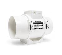 VENTS 125mm Inline Bathroom Extractor Fan with Timer | Quiet Loft-Mounted Installation For Showers, Toilets And Ongoing Damp Control.