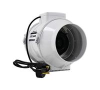 VENTS 150mm Mixed Flow Inline Extractor Fan with UK Plug
