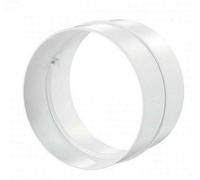 Vents 200mm Ducting Coupler - Straight Plastic Connector for 8” Ventilation Ducting, Bathroom & Kitchen Use