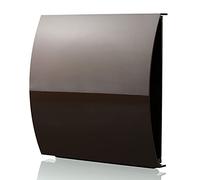 VENTS 4 inch Brown Outside Tumble Dryer Vent Cover Ducting Ventilation System 100 mm Wall Wind Sound Baffle Grille for Single Room Heat Recovery Systems MVHR MEV