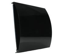 VENTS Black 4 inch Vent Cover External Wall Wind Sound Baffle Grille for Tumble Dryer Exterior Ducting 100 Dia Draft Excluding Air Ventilation for Extractor Fans Heat Recovery Systems