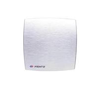 vents group Axial Fan fi 100 230V 14W 88m3/h 33dB Timer and Hyrostat Brushed Aluminium 100LDATHMET 4823016252364