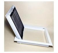 Vents Louvered Access Panel for Ceiling Waterproof Decorative Aluminum Alloy Air Vent Covers with Filter for Walls Shed Crawl Space House Garage Home Sturdy and Durable(50x60cm/20x24in)