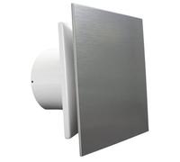 Vents Nazair 100 mm Modern Bathroom Extractor Fan With Timer Quiet Ceiling & Wall Mounted