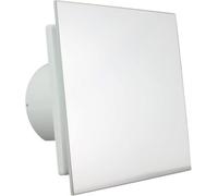 Vents Nazair Chrome 4-Inch Designer Bathroom Fan With Timer - Silent Luxury Extractor (100mm)