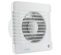 VENTS Silenta 100mm Bathroom Extractor Fan with Humidity Sensor & Timer