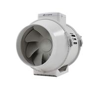 VENTS UK 150mm In Line Bathroom Extractor fan with Timer 150 mm Silent In-line Toilet Ventilator Powerful Ventilation Damp Control 6 inch Loft Mounted Inline Shower Ceiling