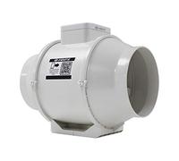 VENTS UK 6 inch Loft Mounted Inline Shower Ceiling 150 mm Silent In-line Toilet Ventilator Powerful Ventilation Damp Control 150mm In Line Bathroom Extractor fan