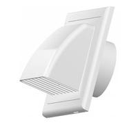 Vents Ventilation Grate Covering Return Flap ABS White Outer Cover 100/125/150mm