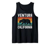 Ventura California Bear Retro County Oxnard Beach 805 Tank Top