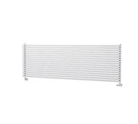 Ventura Linea White Oval Unique Designer Radiator 595x1800mm Single Panel 5928 BTU - Horizontal Bars