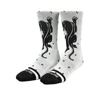 Venture Black Panther Socks, Soft Athletic Ribbed Terry Loop Arch Support/Reinforced Heel and Toe (M/L)