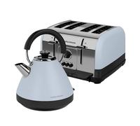 Venture Blue Kettle and Toaster Set - Duck Egg