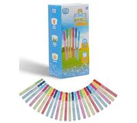 Venture Club 24 Bubble Wands for Kids - Colourful Bubble Blower Set, Bubbles for Kids & Toddlers, Garden Toys & Games for Outdoor Play, Party & Active Fun - Dip and Blow, Children Aged 3+