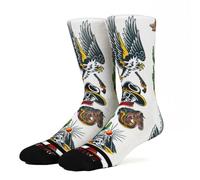 Venture GOLD RUSH Socks, Soft Athletic Ribbed Terry Loop Arch Support/Reinforced Heel and Toe For Skateboarding Crossfit Gym