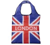 Venture Hut Foldable Reusable Shopping Bag London Icons Big Ben Union Jack