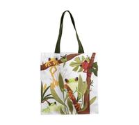 Venture Hut Tropical Tree Frogs Reusable Tote Bag