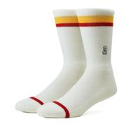 Venture OFF WHITE Socks, Soft Athletic Ribbed Terry Loop Arch Support/Reinforced Heel and Toe For Skateboarding Crossfit Gym