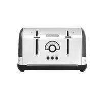 Venture Retro Black 4-Slice Toaster