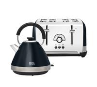 Venture Retro Kettle and Toaster Set - Onyx