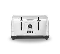 Venture Retro Silver 4 Slice Toaster