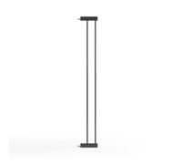 Venture Stair Gate - Q-Fix 110cm Extra Tall Baby Gate for Stairs & Doorways - 73-80cm Wide Indoor Dog Gate, Pressure Fit with Auto-Close & 90° Two-Way Open - 14cm Black Extension