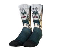 Venture Ultra Soft Casual Crew Socks, Ribbed Terry Loop, Arch Support, Reinforced Heel and Toe, Perfect for Crossfit, Gym, Skateboarding (UK, Alpha, M, L, Regular, Regular, Gym Rat)