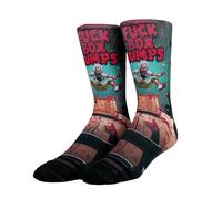 Venture Ultra Soft Casual Crew Socks, Ribbed Terry Loop, Arch Support, Reinforced Heel and Toe, Perfect for Crossfit, Gym, Skateboarding (UK, Alpha, M, L, Regular, Regular, Fuck Box Jumps V2)