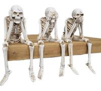 Venture Vehicles Ltd 3 Wise Skeletons | Gothic Decor | See No, Hear No, Speak No