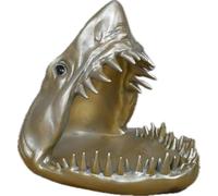 Venture Vehicles Ltd Gold Resin Shark Display Dish/Ornament