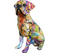 Venture Vehicles Ltd Graffiti Style Boxer Dog Resin Decorative Ornament | Trendy Home Decor
