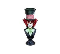 Venture Vehicles Ltd Large Male Skeleton Bust with Top Hat | Resin | 39 cm Tall