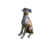 Venture Vehicles Ltd Resin Sitting Dog Ornament | Lurcher Greyhouse Whippet Style