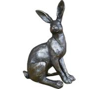 Venture Vehicles Ltd Resin Sitting Hare Figurine Decorative Ornament | Height 22 cm