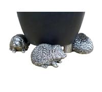 Venture Vehicles Ltd Set of 3 Resin Plant Pot Stands | Hedgehogs | Conservatory Gardening