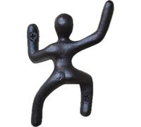 Venture Vehicles Ltd Small Cast Iron Industrial Style Quirky Climbing Man Coat Hook - Style 2