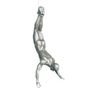 Venture Vehicles Ltd Wall Hanging Single Diving Man Wall Art | Resin | Silver