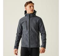 Venturer 3-layer Printable Hooded Softshell Jacket Regatta Grey S