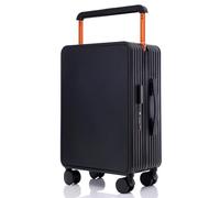 VentureVault Hard Shell Carry On Luggage 22x14x9 Airline Approved,20 Inch Wide Handle Aluminum Luggage, Black, 20, Basic