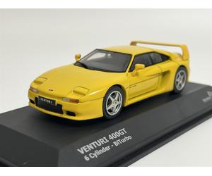 Venturi 400 GT Yellow 6 Cylinder Bi Turbo 1:43 Scale Solido 4313402