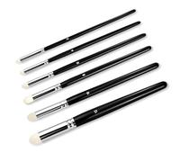 Venturovere Masterclass Dry Brush Set for Artists - 6 Size Miniature Paintbrushes, Perfect Small Beginner Paintbrush Set, Warhammer 40k & Face Paint Brushes, Fine Detail Brushes for Hobbyists